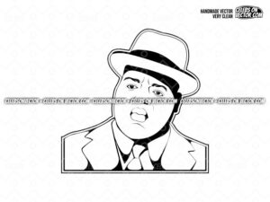 Notorious BIG SVG Cut File vector