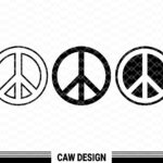 Peace Sign SVG Bundle Commercial Use