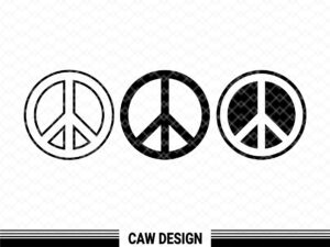 Peace Sign SVG Bundle Commercial Use