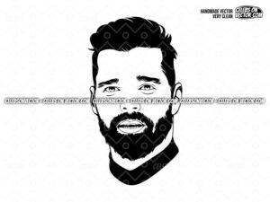 Ricky Martin SVG Livin' La Vida Loca Vector file