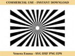 Sunburst SVG Design Clipart PNG EPS Sunburst DXF file