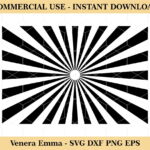 Sunburst SVG Design Clipart PNG EPS Sunburst DXF file