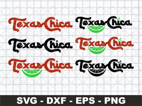 Texas Chica SVG Con Lima