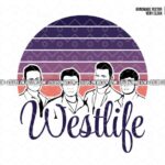 Westlife Shirt Design File Vector PNG Westlife Vintage SVG file