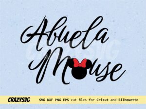 abuela mouse svg