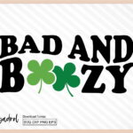 bad and boozy svg