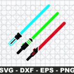 light saber svg jedi light cricut star wars vector