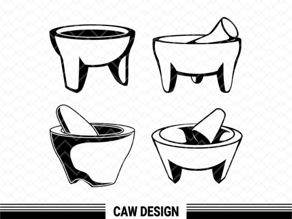 molcajete svg bundle clipart