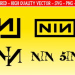 nine inch nails logo svg NIN vector