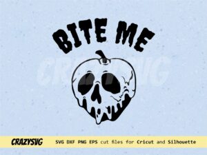 poison apple svg Bite Me svg