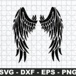 Angel Devil Wings SVG file