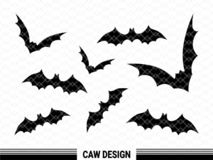 Bat Halloween Clipart Animal Bat Vector SVG