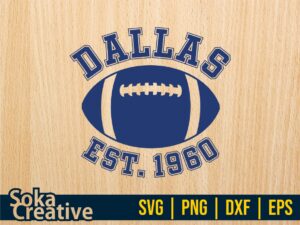 Dallas Est.1960 SVG