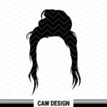 Hair Bun SVG file