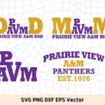 Prairie View A&M University SVG, HBCU Bundle Cut Files