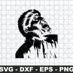 Wolfman SVG Cut File Wolfman Decal Download file