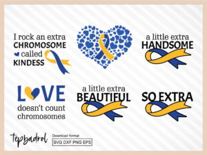 down syndrome awareness svg