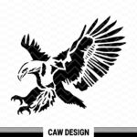 flying eagle svg animals vector