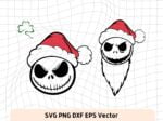 jack skellington santa svg