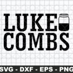 luke combs vector, cut file svg, luke combs png file