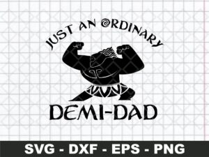 moana daddy svg just an ordinary svg