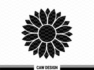 simple sunflower clipart image sun flower svg cricut file