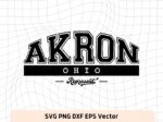 Akron Ohio State SVG