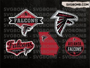 Atlanta Falcon SVG Cricut Bundle