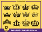 Crown Cricut, Royal Crown, King Crown, Queen Crown SVG