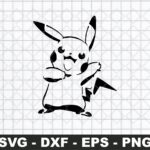 Cute Pikachu SVG Cricut File