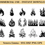 Fire, Fire Flames SVG, Flames, Misc Flames, Fire Clipart