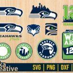 Instant Download Seattle Seahawks SVG, Logo, Football, Cricut