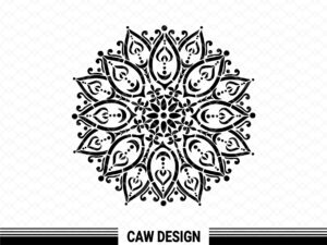 Mandala SVG Cut Files, Mandala Printable, DXF PNG Image