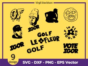 Tyler the Creator SVG, Vote Igor, GoLF