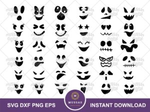 ghost face svg bundle