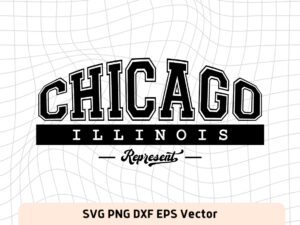 Chicago Illinois State SVG