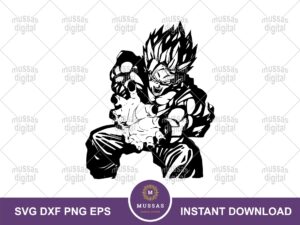 Dragon Ball Z Gohan SVG Vector