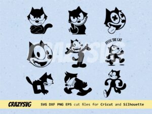 Felix the cat svg bundle