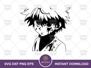 Killua Zoldyck Hunter X Hunter Cut Files, Trending SVG Killua