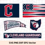 New Cleveland Guardians SVG Set Bundle 2023