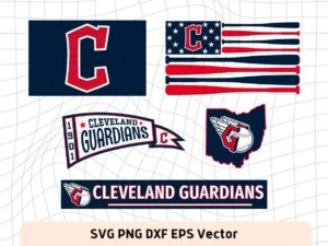 New Cleveland Guardians SVG Set Bundle 2023