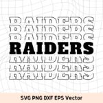 raiders svg mirror style