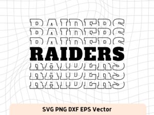 raiders svg mirror style