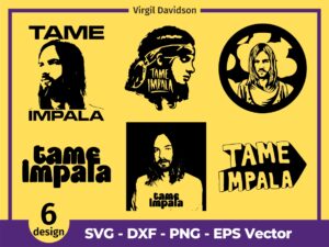 Tame Impala SVG Kevin Parker Music Indie Slow Cricut