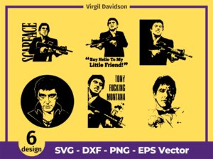 Tony Montana SVG Bundle