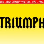 Triumph Logo Cricut SVG