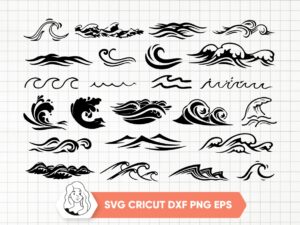 Wave Svg Bundle, Waves Svg, Wave Svg Bundle