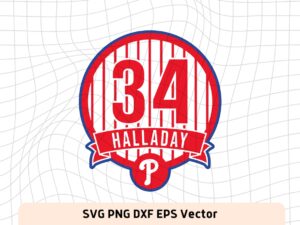 philadelphia phillies halladay svg memorial design roy halladay retirement svg