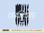 American USA Cow SVG Us flag New Edition 2023