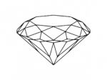 Diamond Outline Clipart